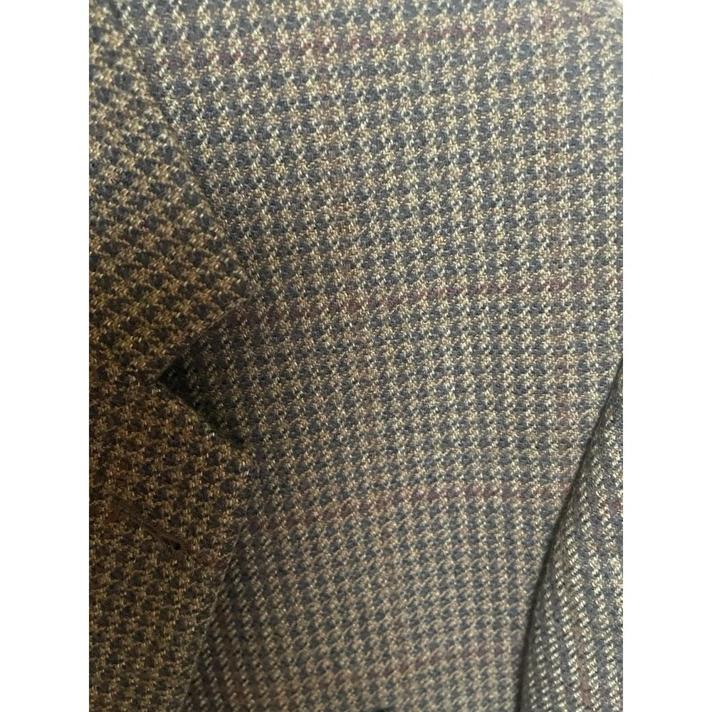 RBM Collection 42L Sport Coat 100% Wool ‎ Brown 2 Button